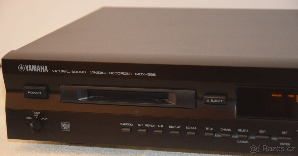 Minidisc deck Yamaha MDS 595,Top stav, Dálkové ovl.,MD disky - 6