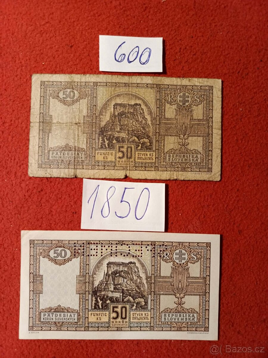 Slovenská bankovky - 6