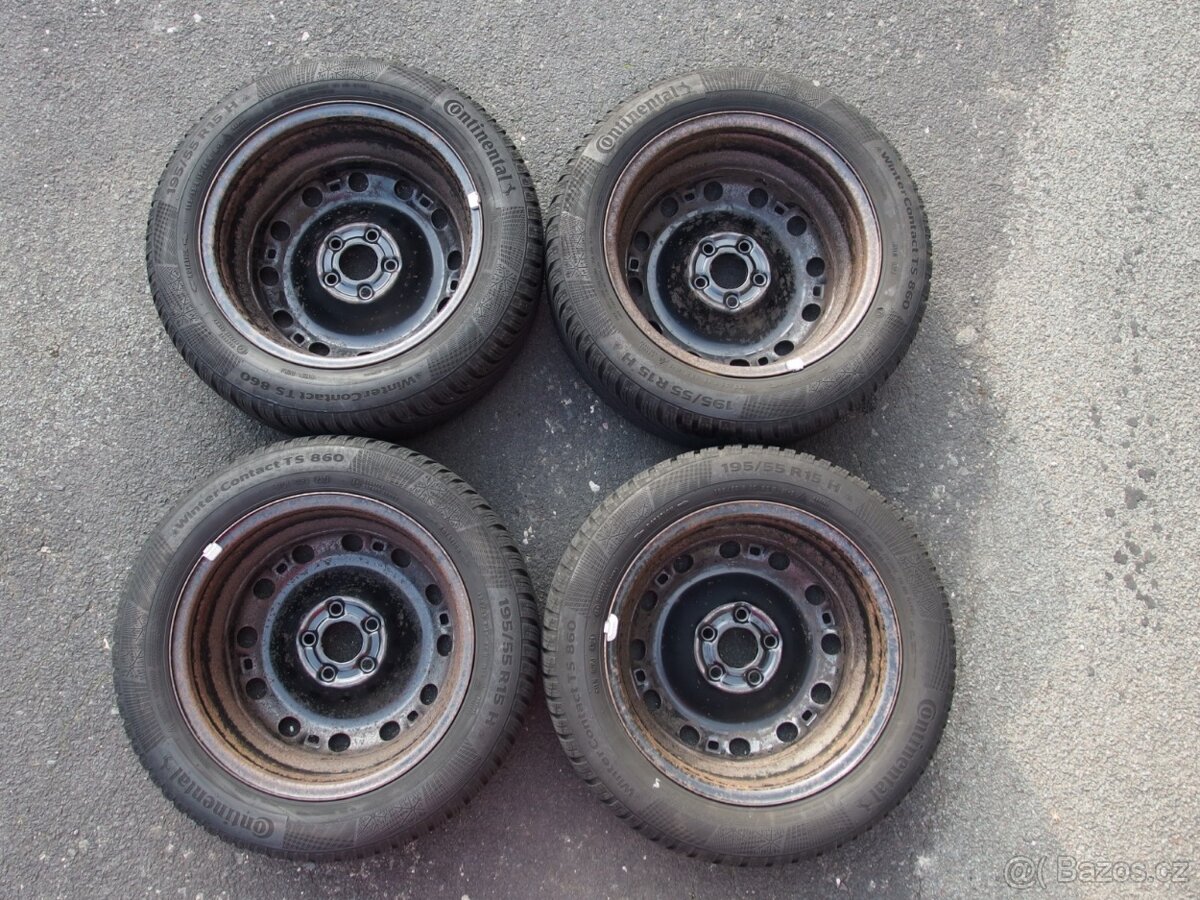 Sada zimních kol Škoda Fabia/Roomster 195/55 R15 - 6