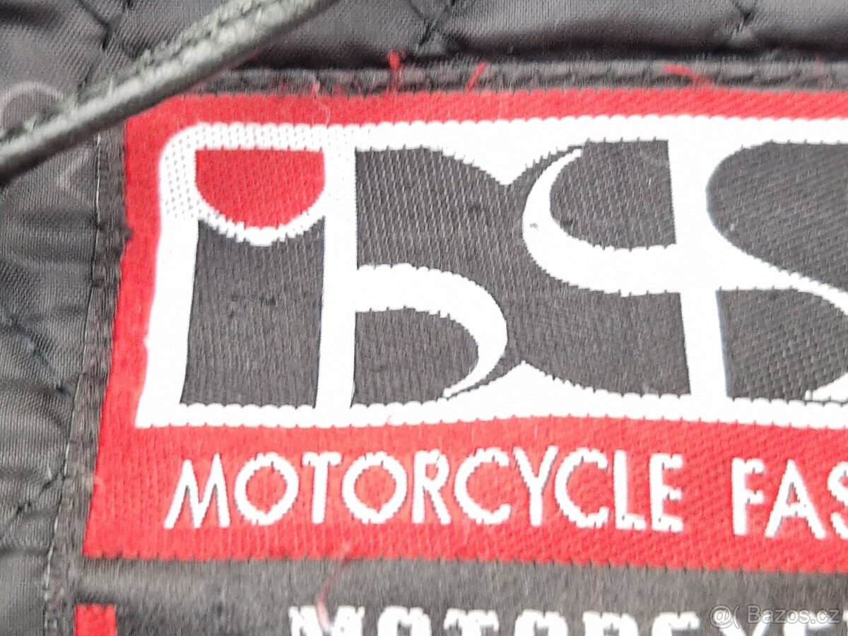 Pánská kožená moto bunda iXS velikost 66 (3XL) - 6