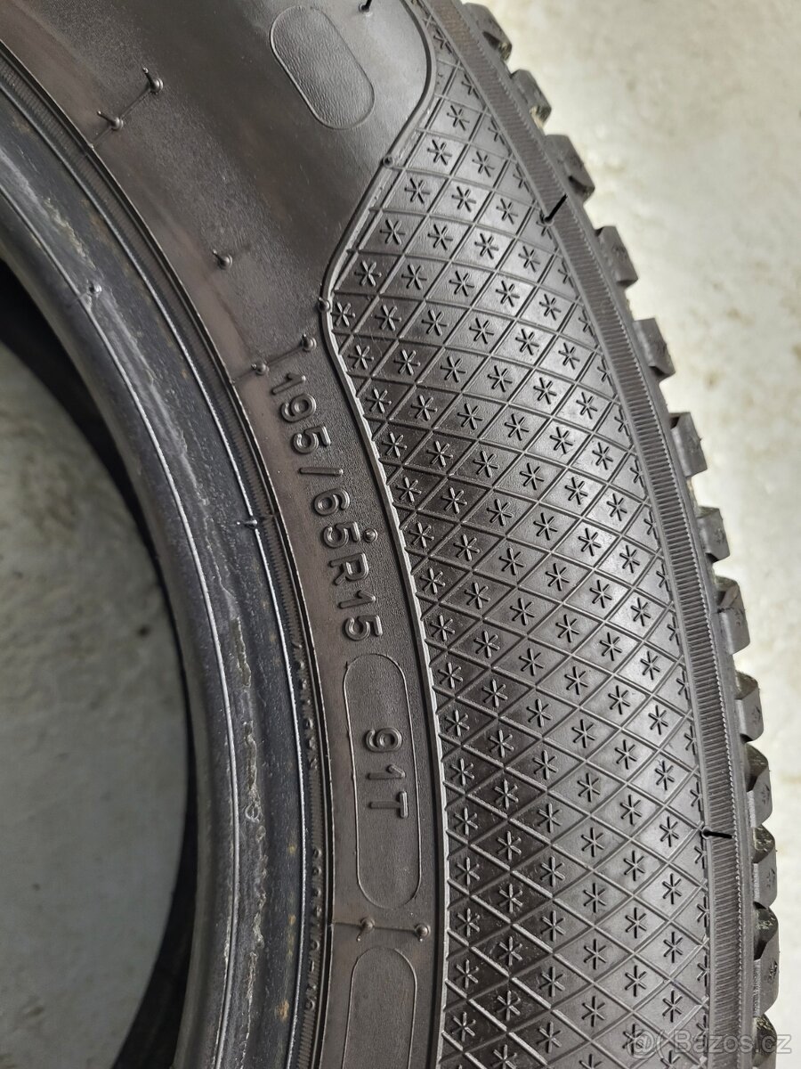 4x 195/65R15 Kleber zimní pneu - 6