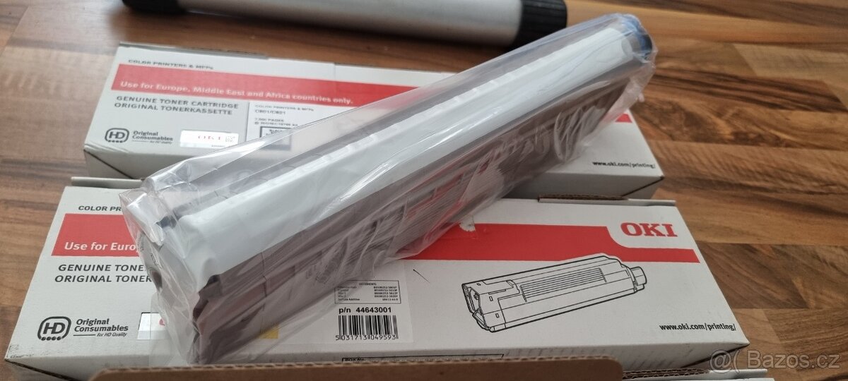 Tonery OKI 44643001/3/4 originální nové pro tiskárny A3 - 6