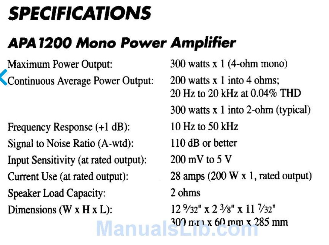 Zesilovač do auta Clarion APA1200 - 6