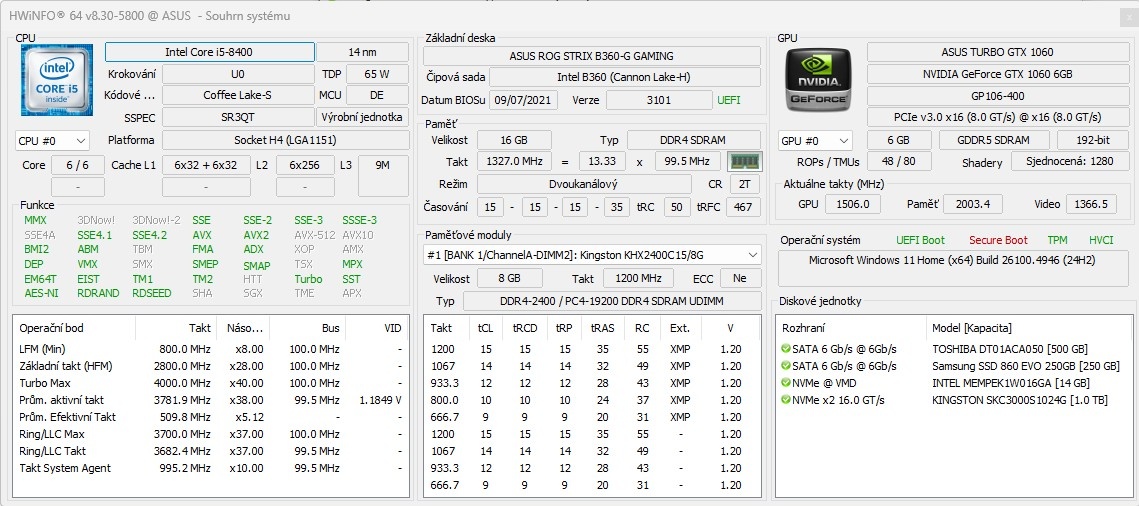 Alza GameBox GTX1060 - 6