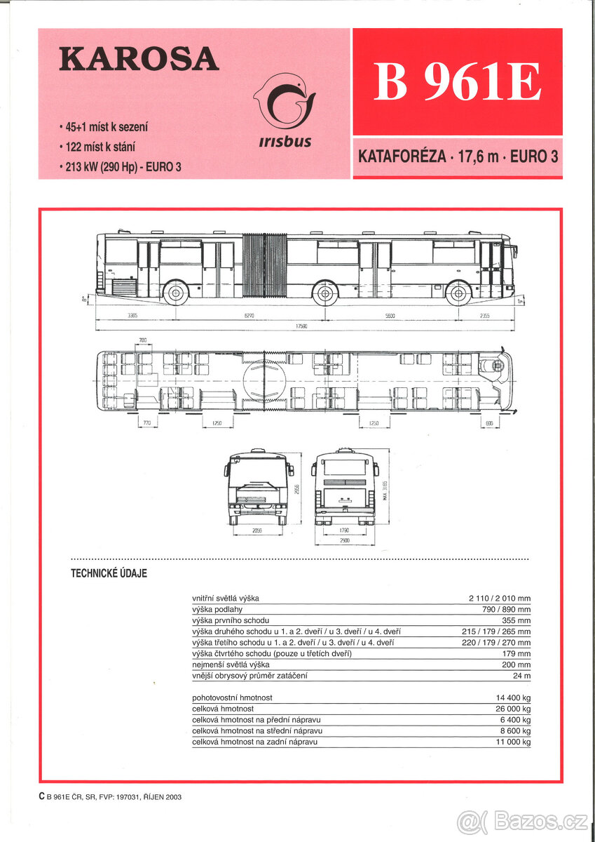 Prospekty - Autobusy Karosa 4 - 6