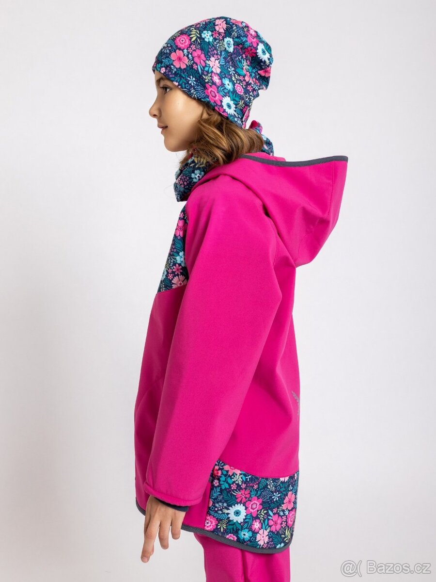 ☘️ Dívčí SOFTSHELLOVÁ BUNDA UNUO s fleecem vel. 122/128 ☘️ - 6