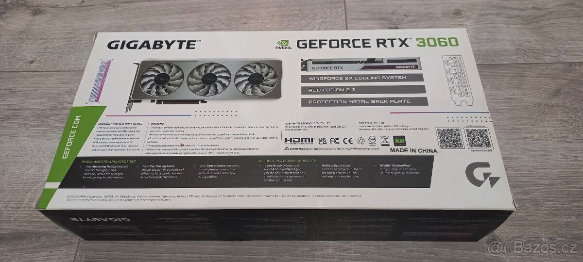 Prodám Nvidia GeForce 3060 - 6