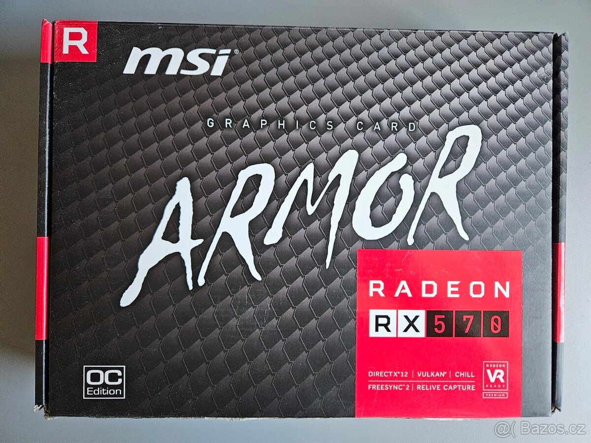 MSI Radeon RX 570 ARMOR 4GB - 6