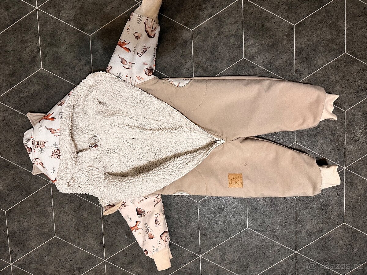 Nádherná zimní softshell kombinéza - 6