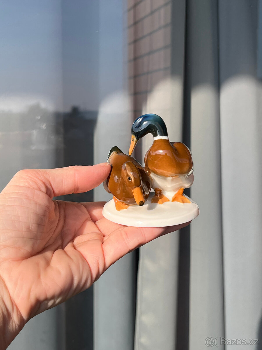 Hutschenreuther Sběratelská soška Kachny 7.5 cm - 6