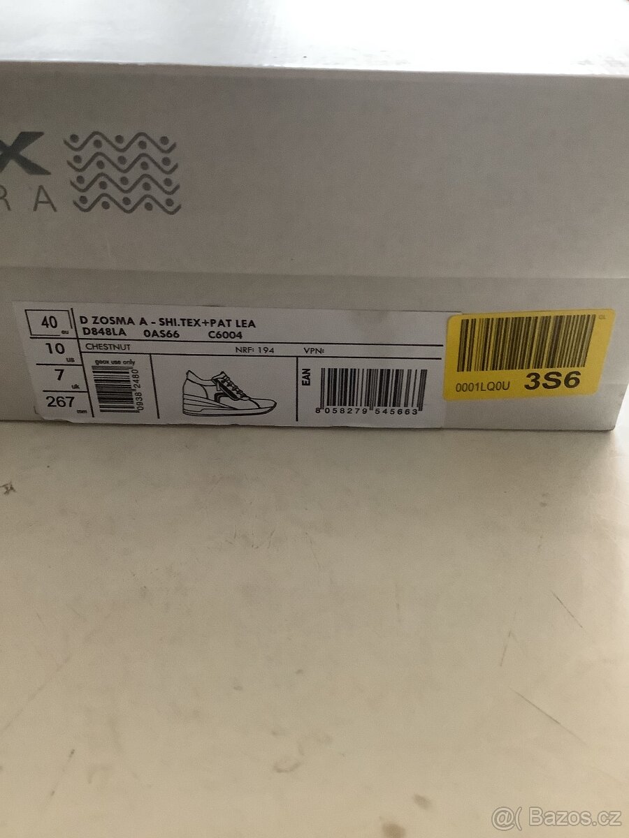 GEOX ZOSMA-dámské hnědé boty - 6