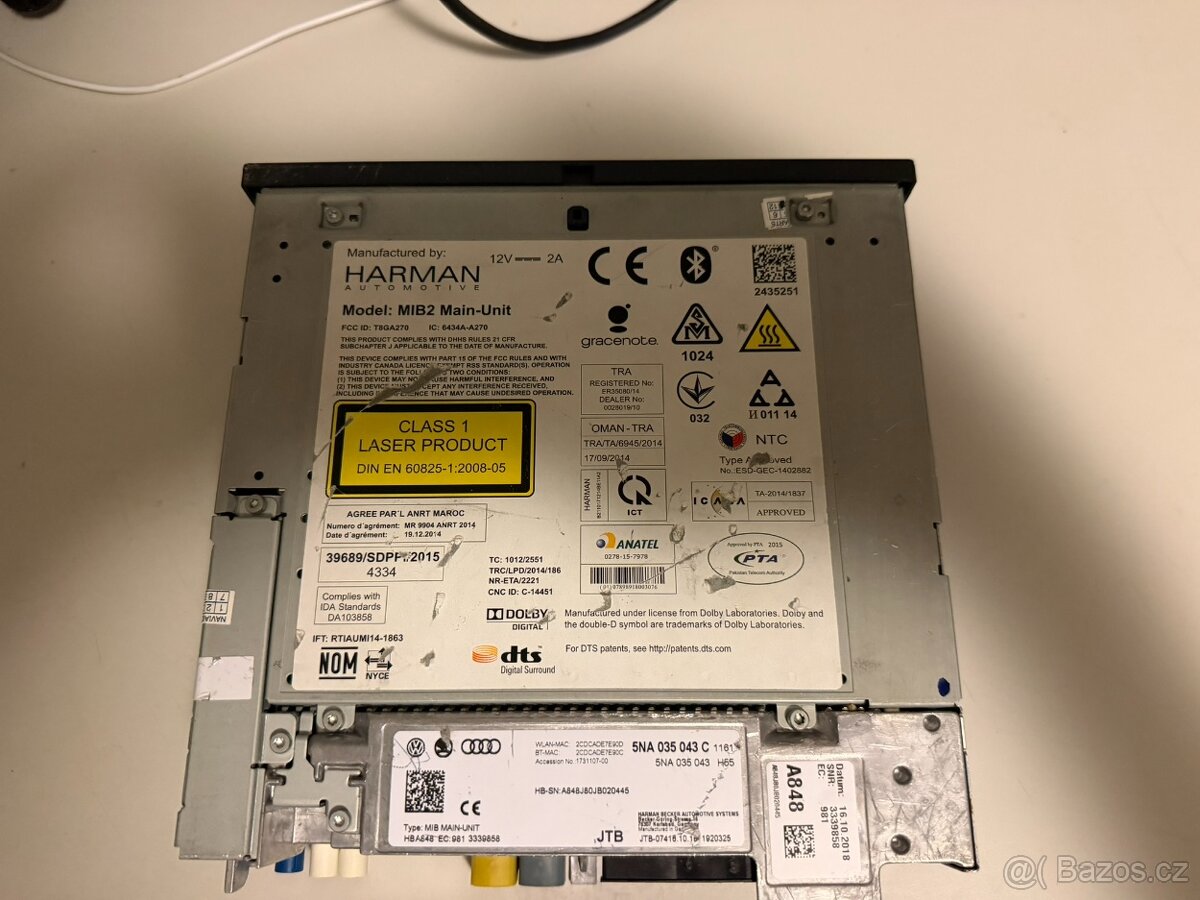 Jednotka MiB 2.5 Discover Pro pro vozy VW. - 6