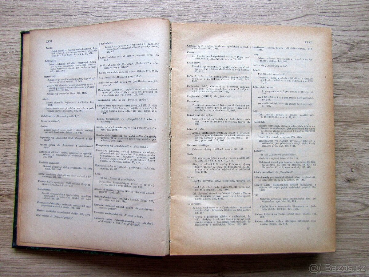 Sbírka zákonů a nařízení 1924, I., s leteckou mapou - 6