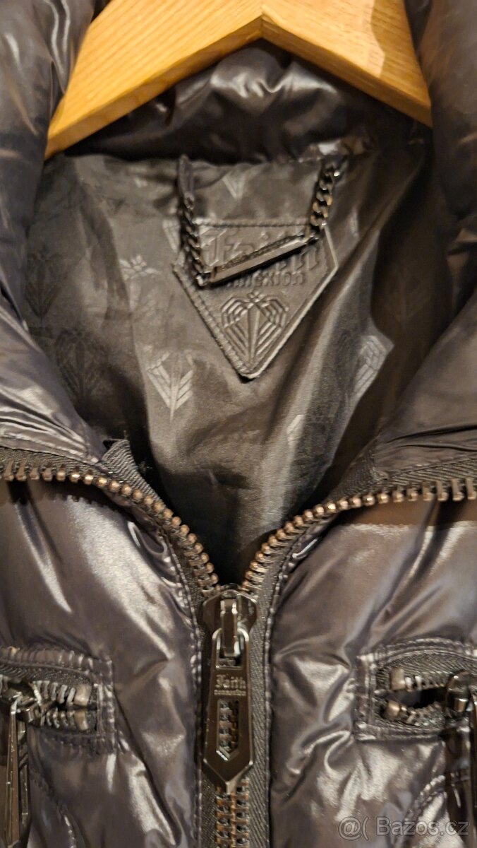 Bunda pánská, černá péřová - 6