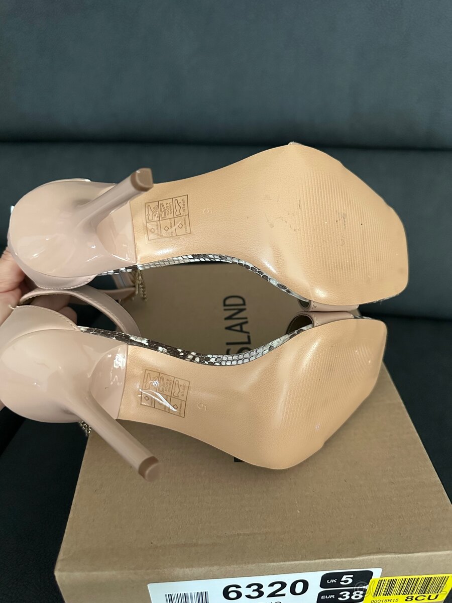 Sandály na podpatku River Island vel. 38 - 6