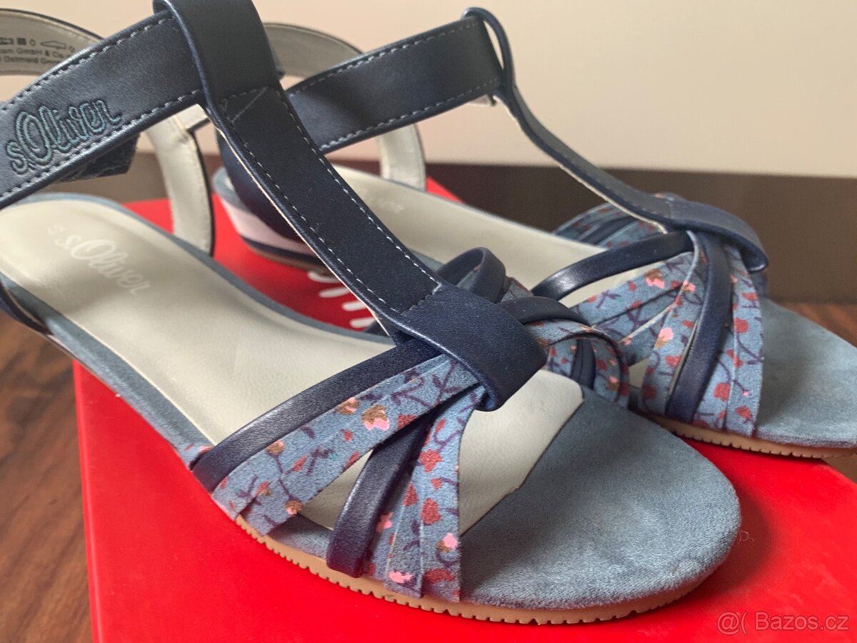 Modré sandály S.Oliver, velikost 37 - 6