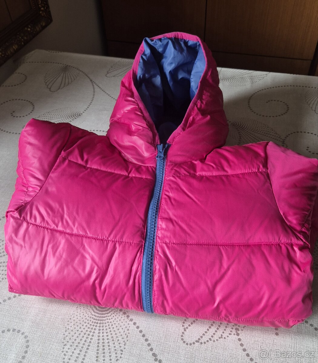 BENETTON péřový kabát vel. 140 - 6