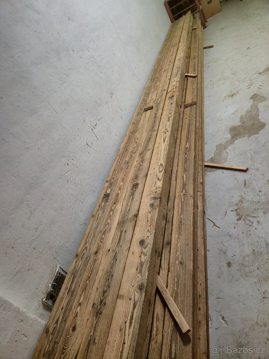 Staré kartačované trámy - 6