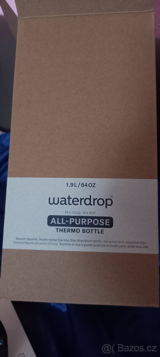 Waterdrop funkční termoska 1.9l (black matt) - SLEVA - 6