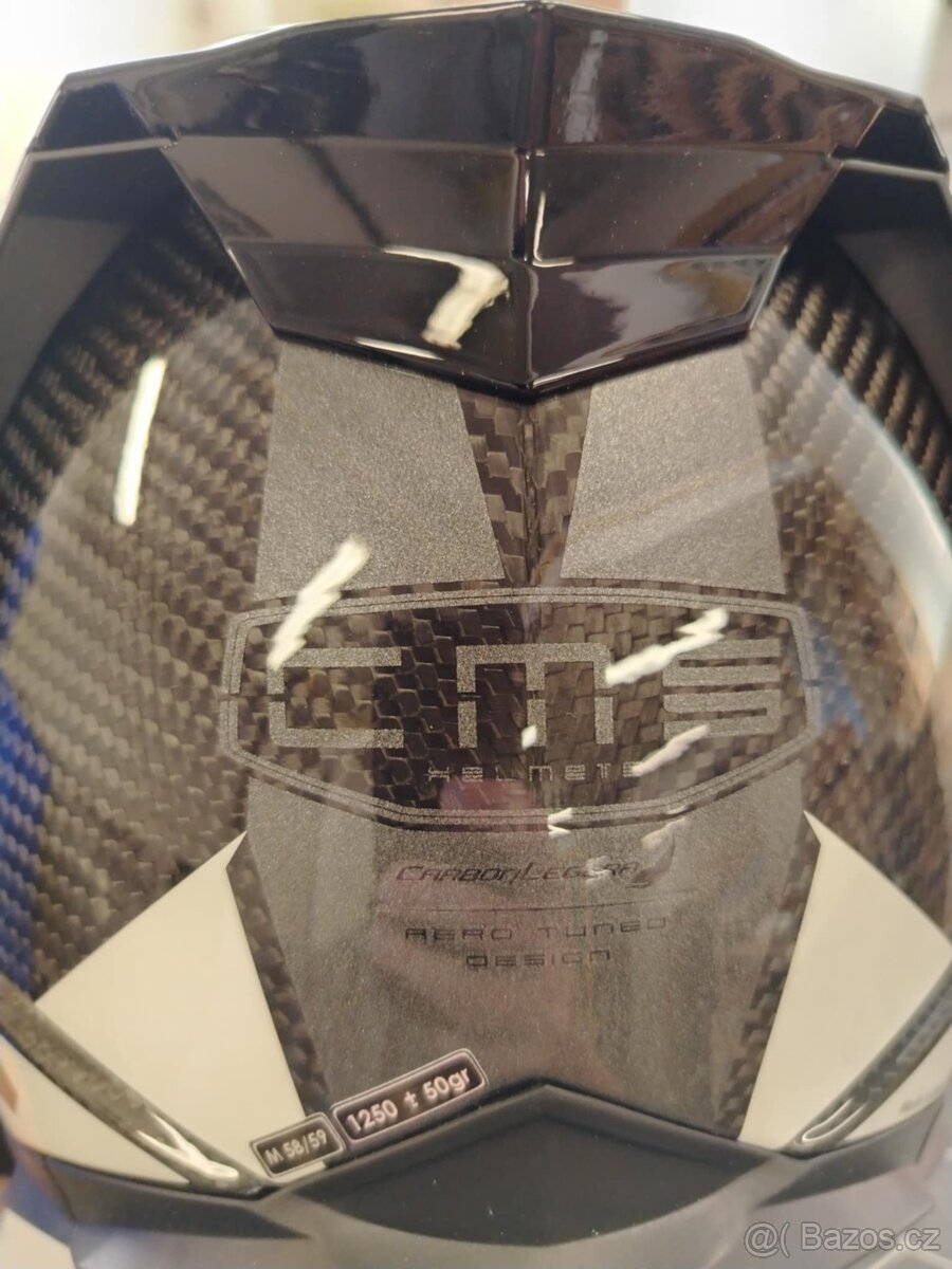 nová Carbonová přilba CMShelmets GTRS Carbon velikost M - 6