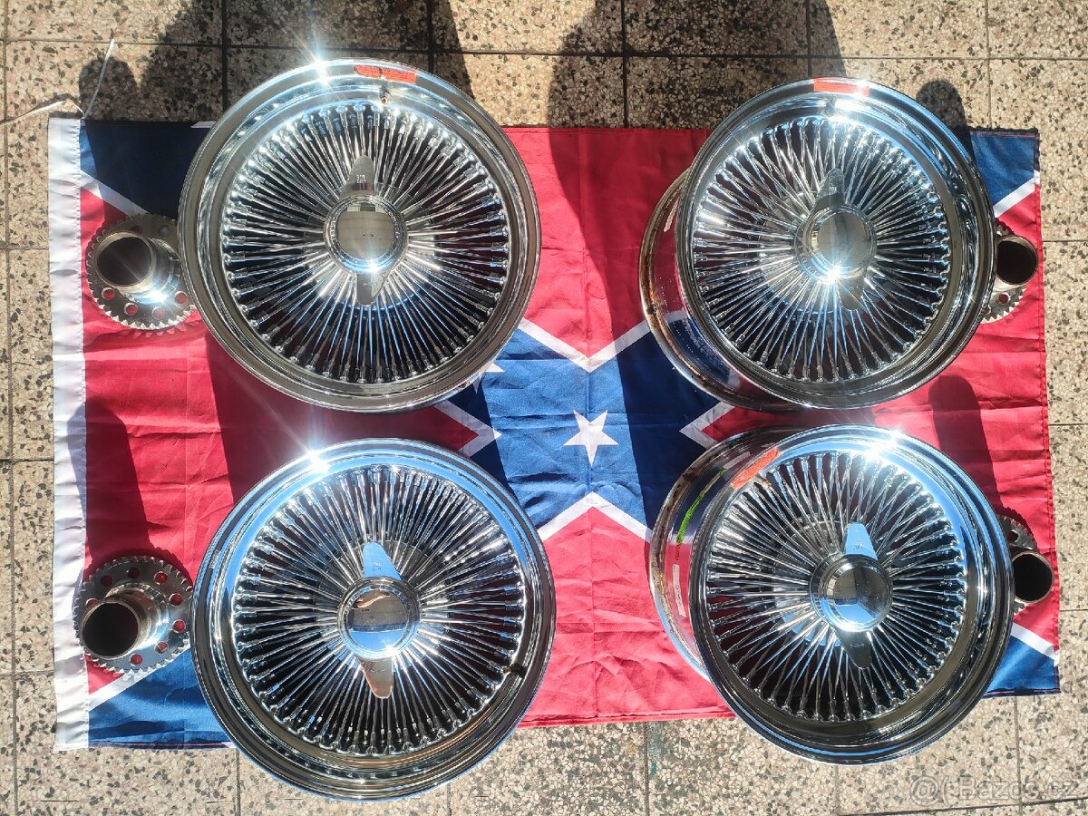 DAYTON Wire Wheels 16x8 originál US - 6