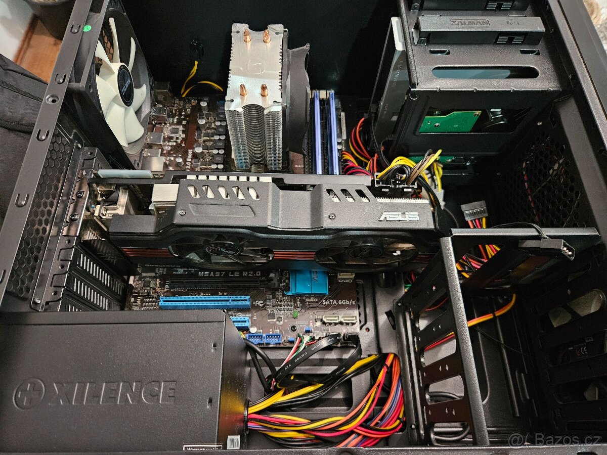 Herní pc fx-6300 8gb ddr3 ati 6950 2gb hdd 3TB lcd 22" GTA5 - 6