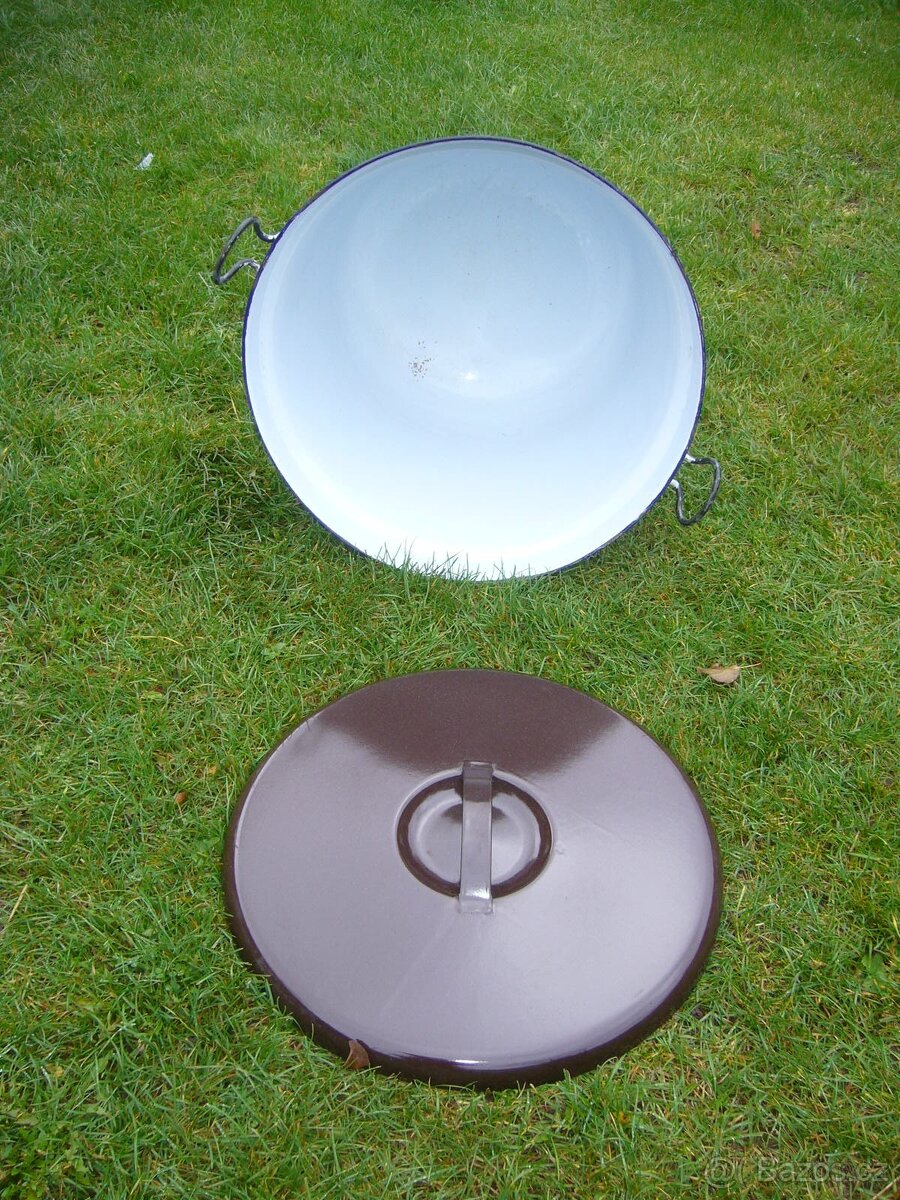 Kotel smaltovaný 60 l s poklicí - 6