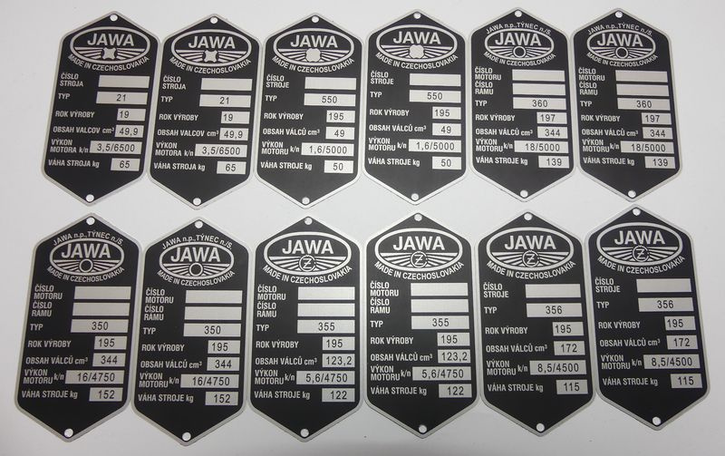 štítky Jawa - 6