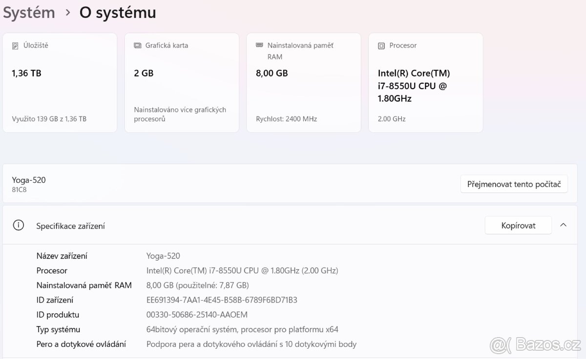 Lenovo Yoga-520 14” 2v1 - 6