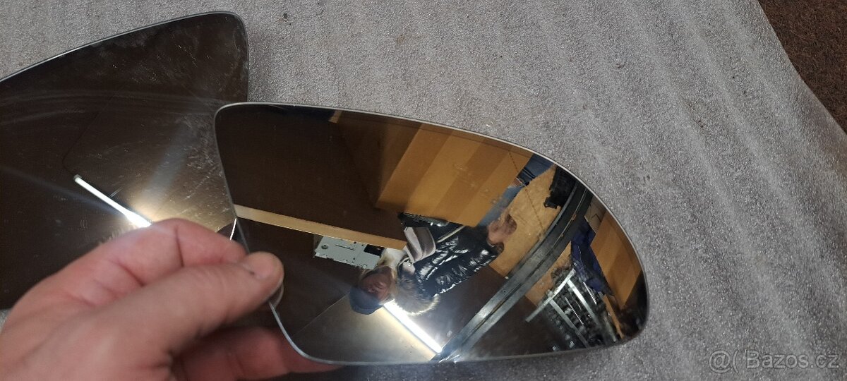 Stmívací sklíčko zrcatka audi a8 4h d4 zrcatko - 6