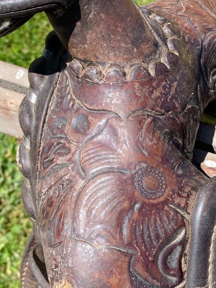 Westernové sedlo americké , nutná oprava - 6