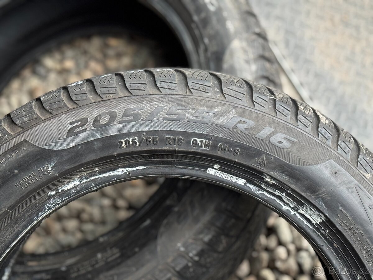 205/55/16 - Pirelli zimní pár pneu - 6