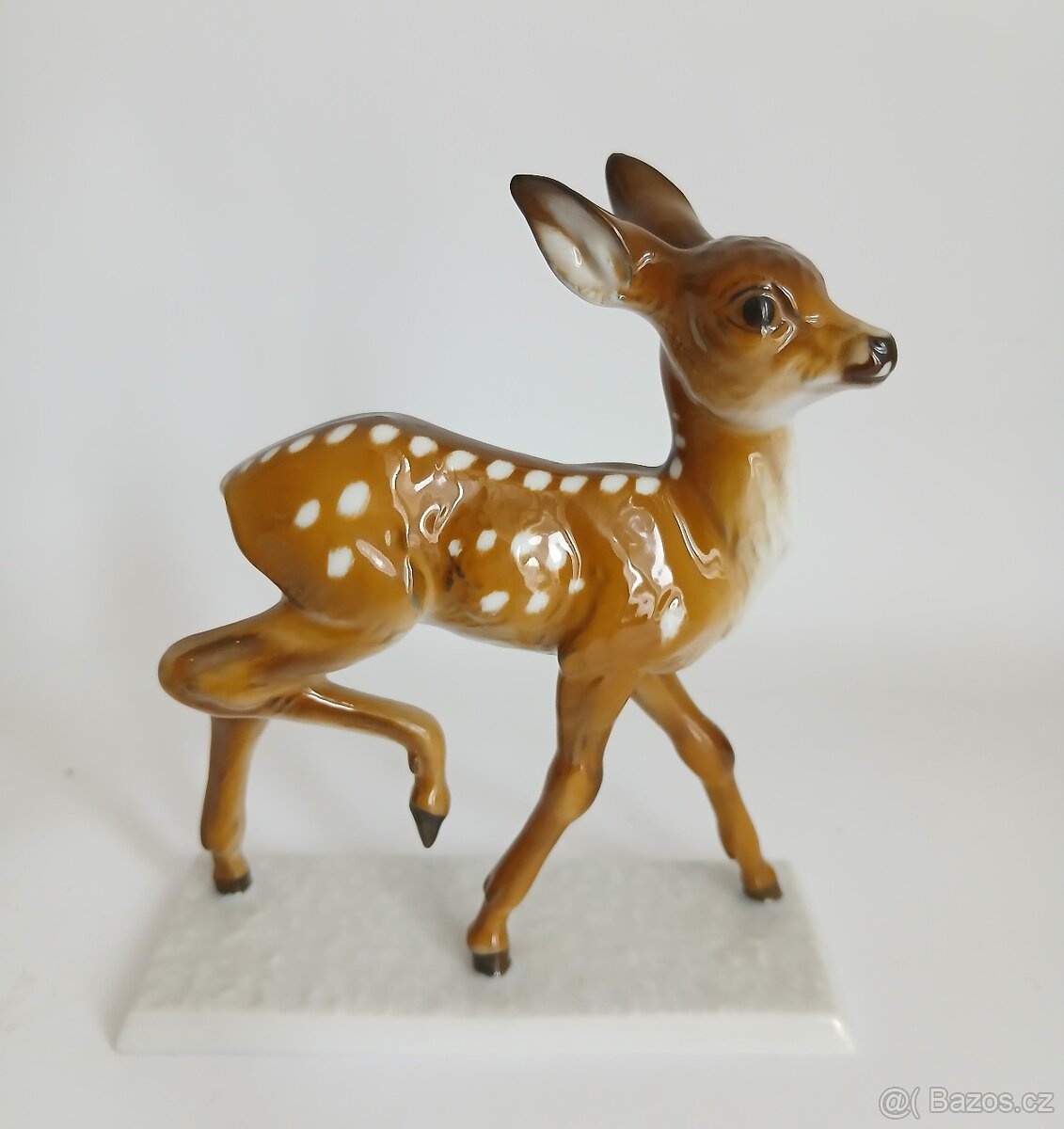 Starožitná porcelánová figurka srnečka - Rosenthal - 6