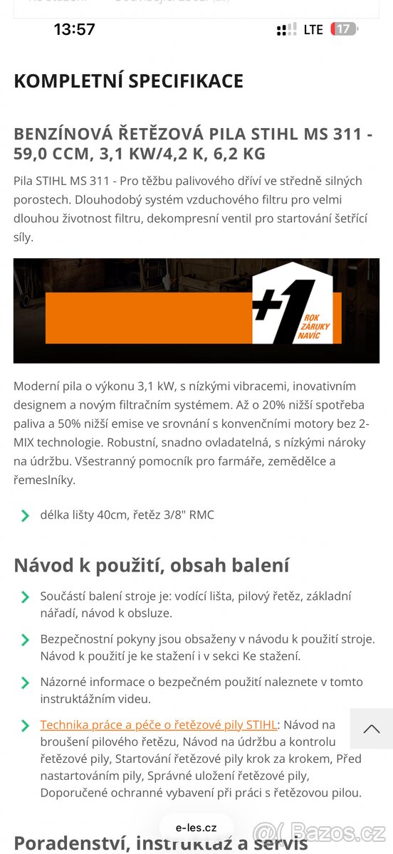 Stihl ms311 - 6