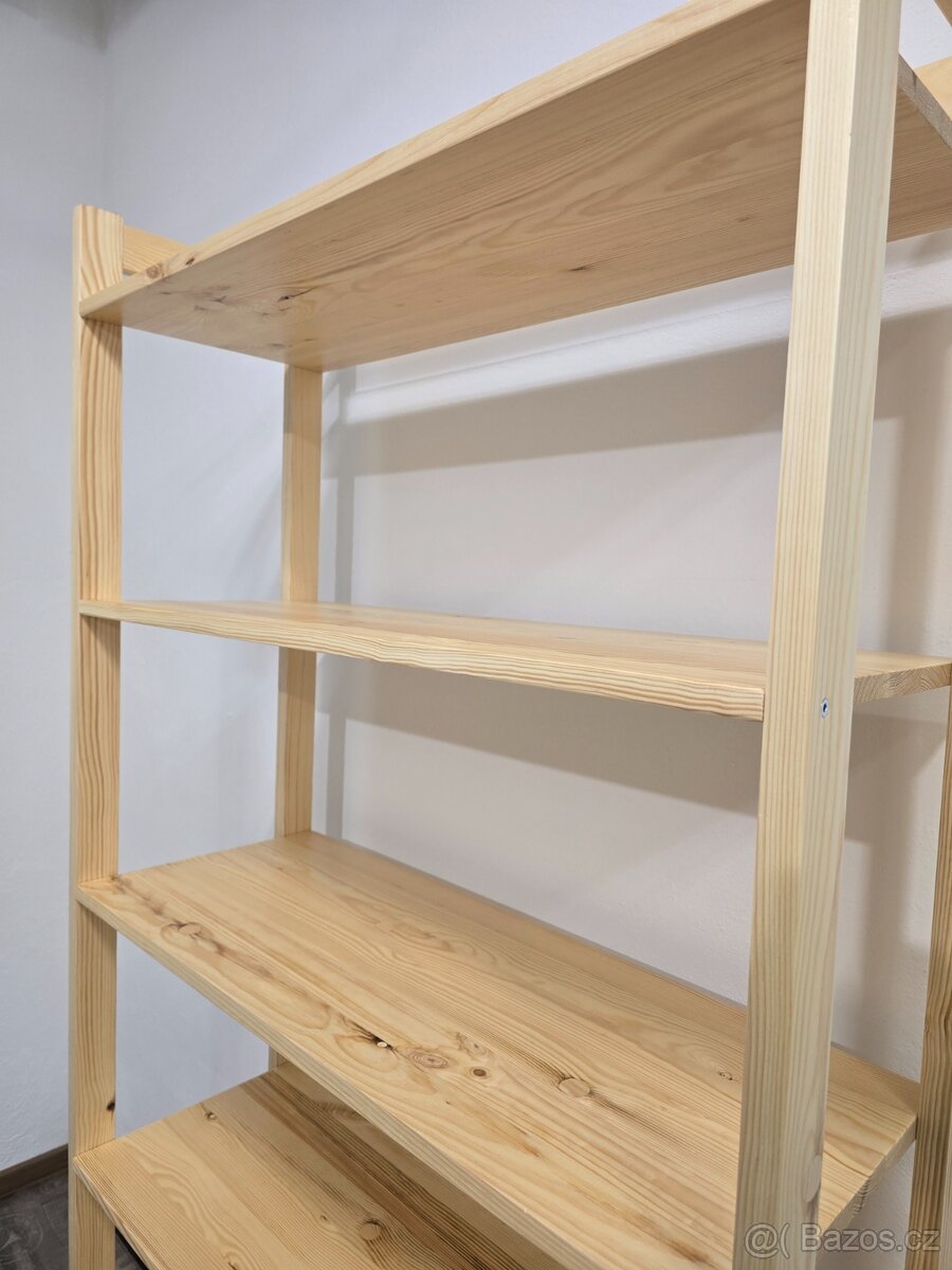 Prodám nové masiv Borovicové regály o výšce 200cm - 6