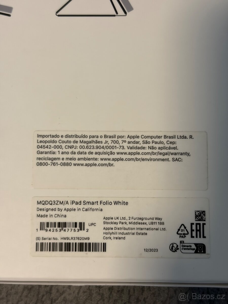 iPad Smart Folio White ORIGINÁL pro iPad 10. generace (2022) - 6