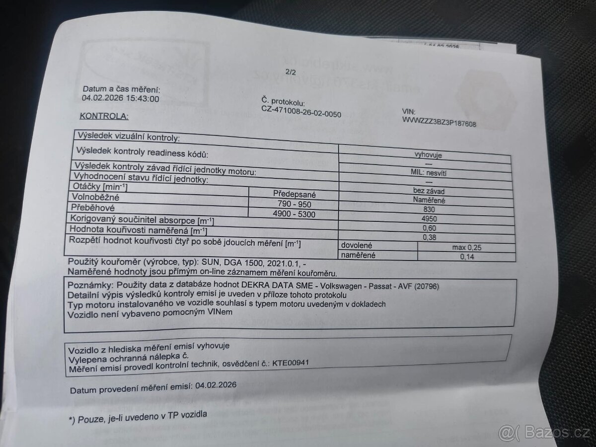 passat b 5.5 1.9 96 kw avf - 6