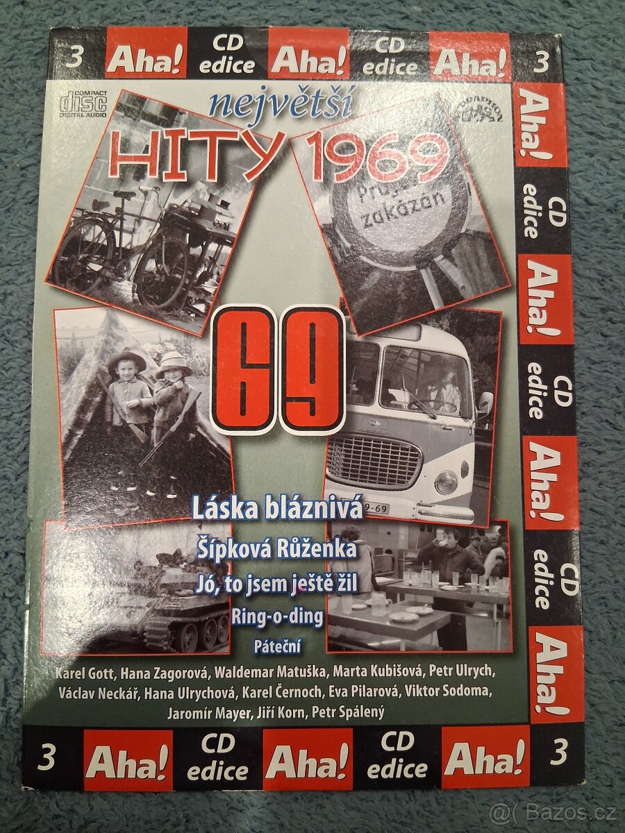 CD originál - Hity 1966 - 1989 /14 ks - cena sada/. - 6