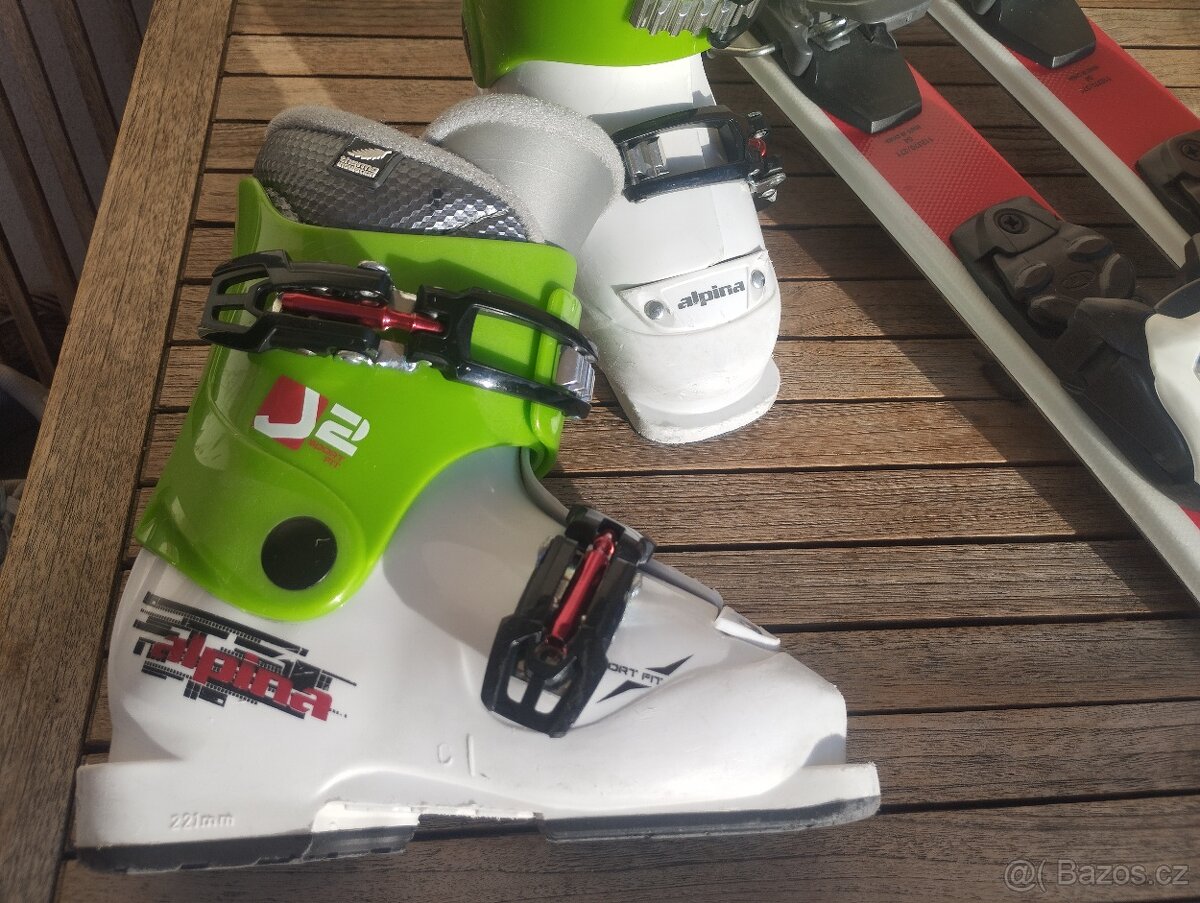Lyžařský set LYŽE+BOTY 80cm - 6