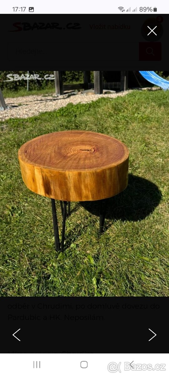Nové ručně vyráběné stolky. - 6
