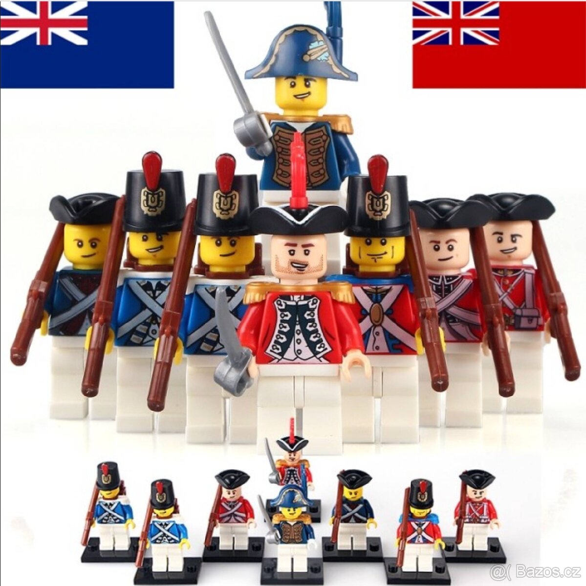 Figúrky piráti (8ks) typ lego, nové nehrané - 6