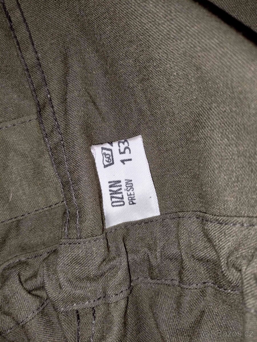 Zelená vojenská bunda, nezateplená - 6