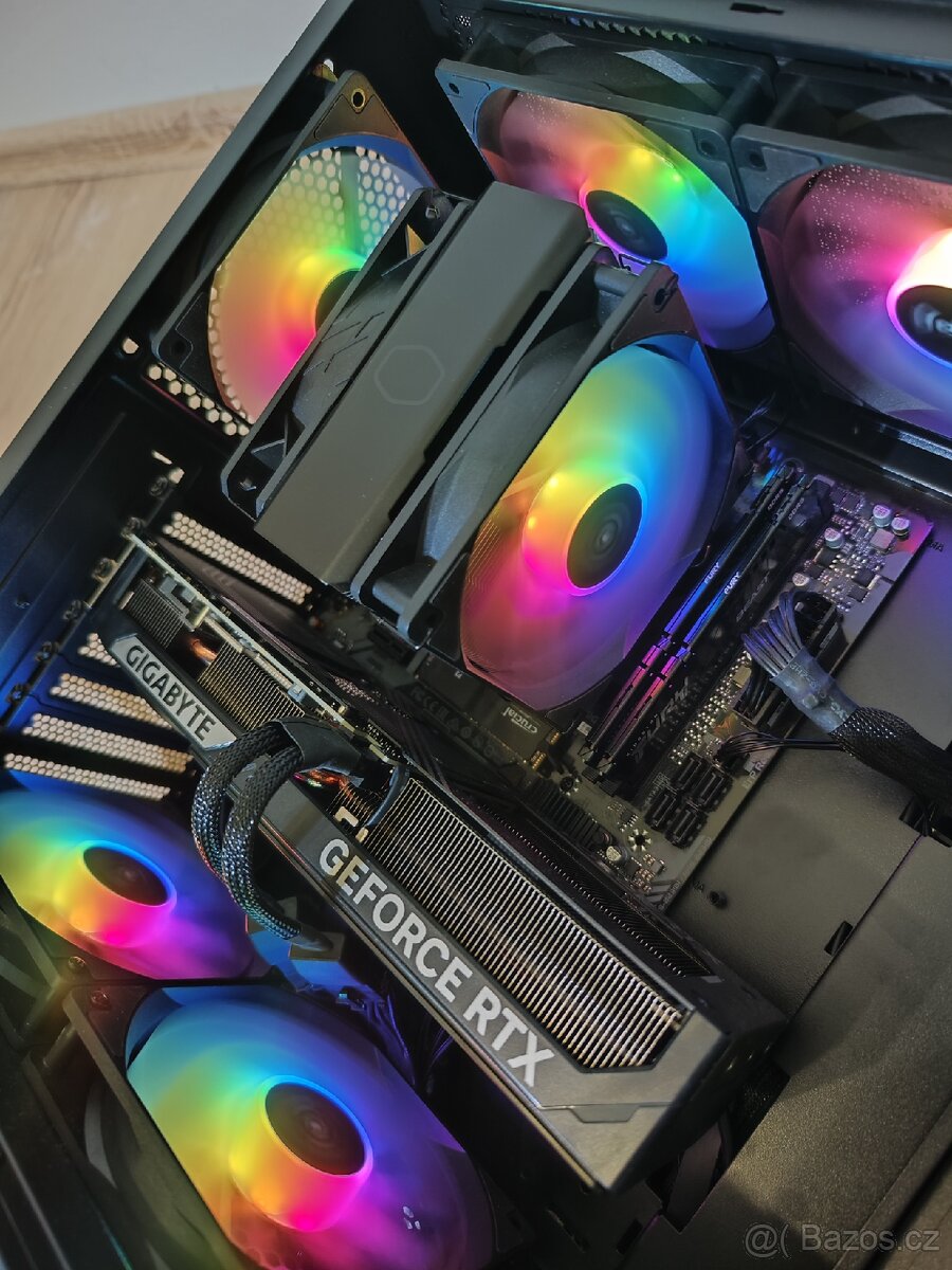 Herní PC: RTX 5070, R5 7500F, 32Gb ram DDR5, ZÁRUKA - 6