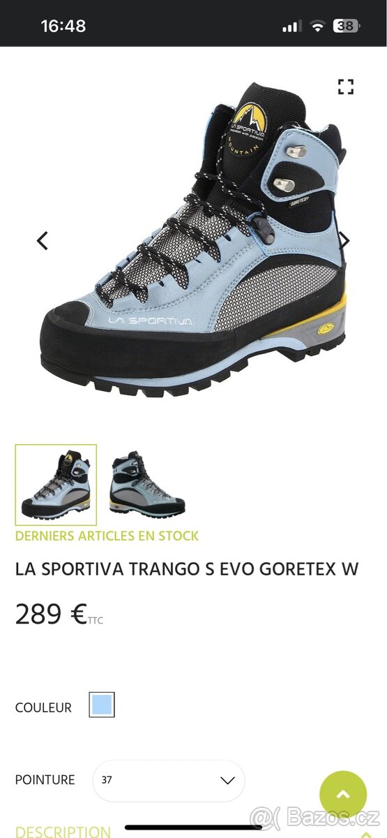 La Sportiva Goretex Trango horolezecké boty 37 - 6
