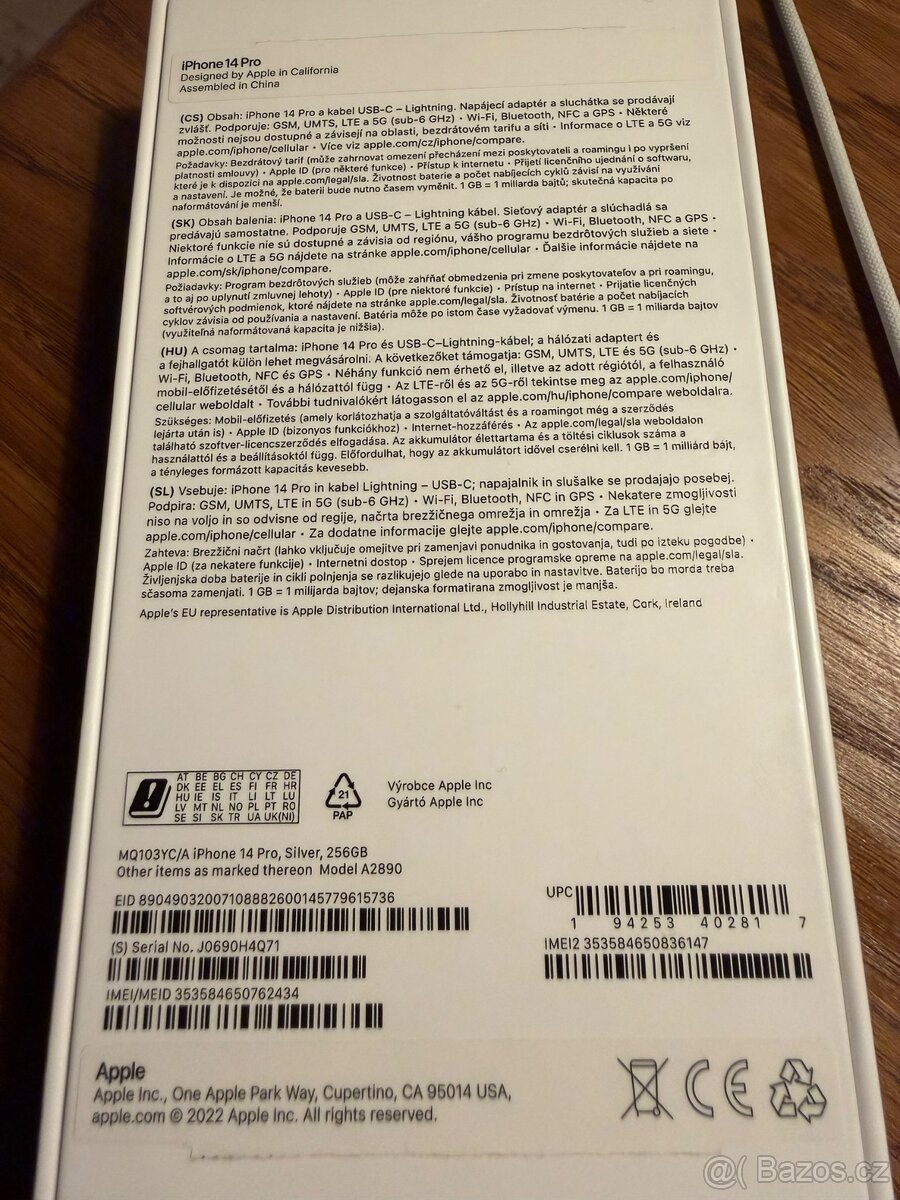 iPhone 14 PRO, Silver, 256GB - 6