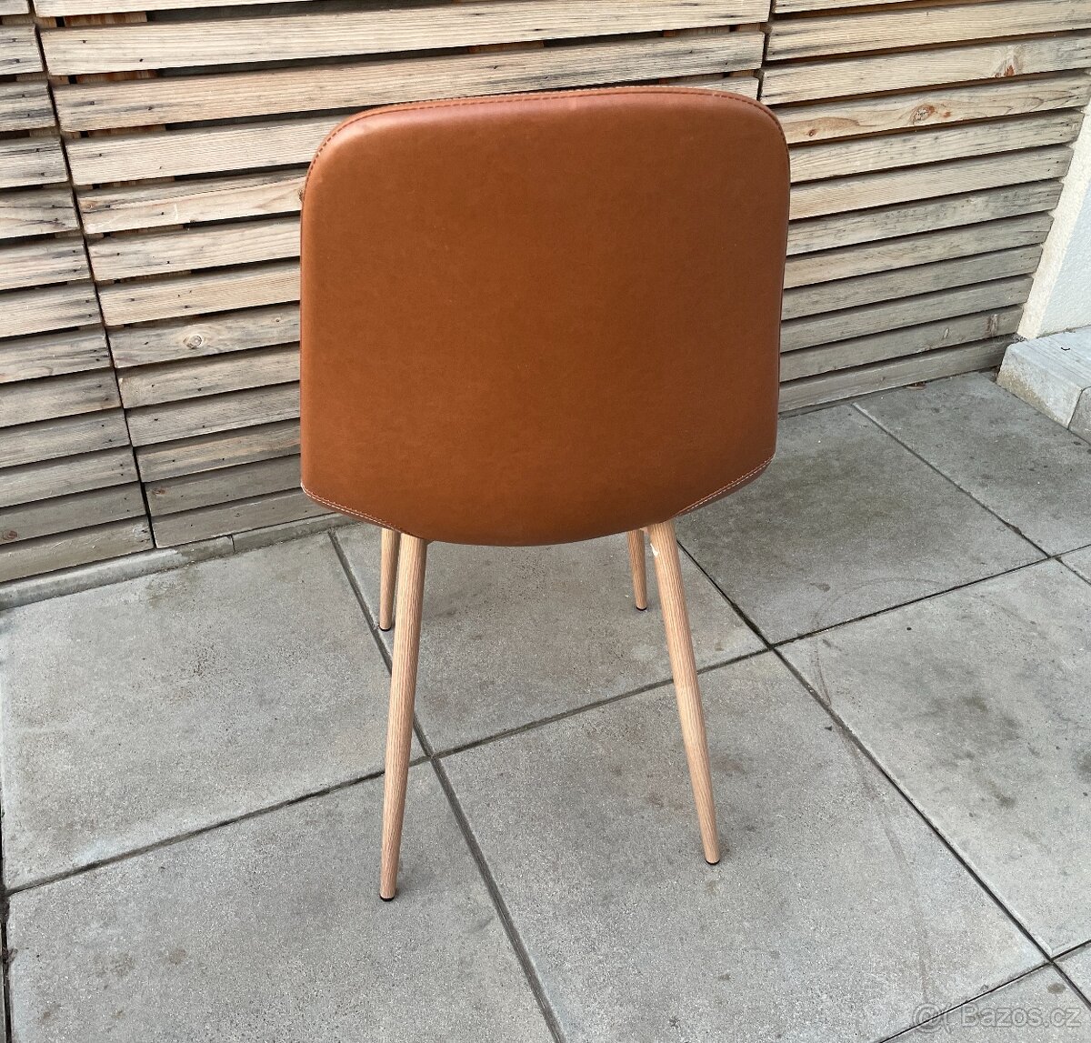 Židle jídelní JYSK JONSTRUP koňaková koženka - 6