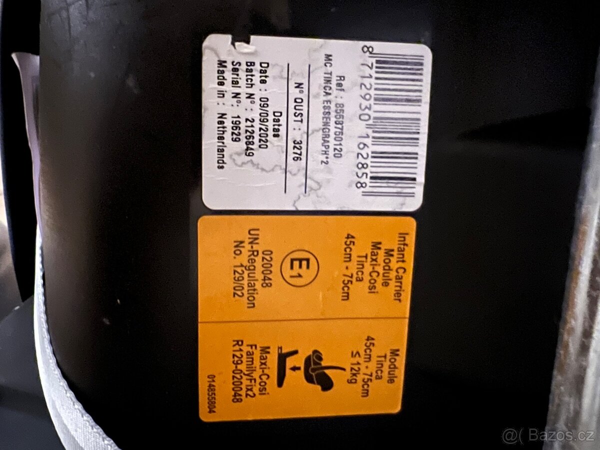 AUTOSEDACKA MAXI COSI TINKA + BAZE - 6