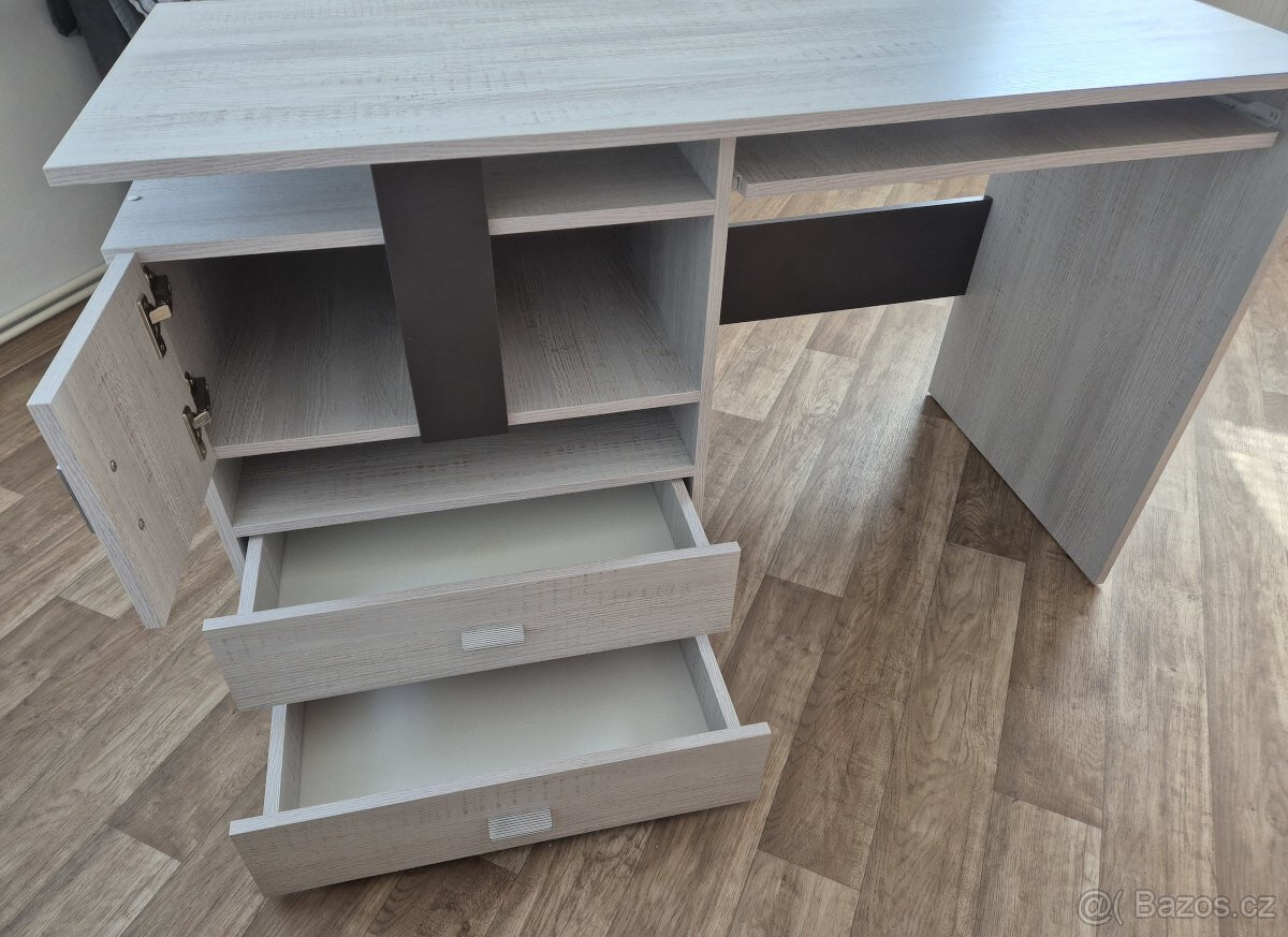 PC/Psací stůl 125x55 jako nový, skoro nepoužívaný - 6