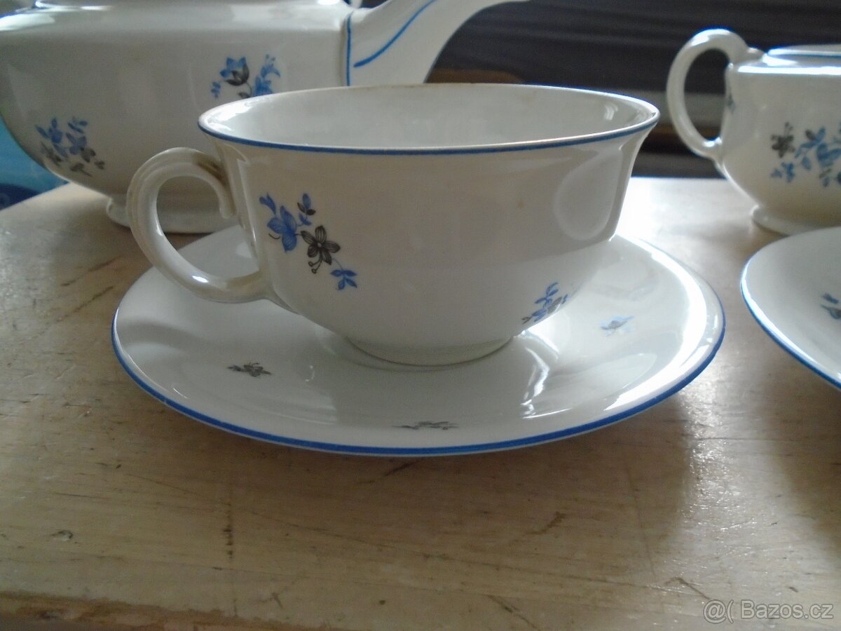 Stará, čajová souprava pro dva. - 6