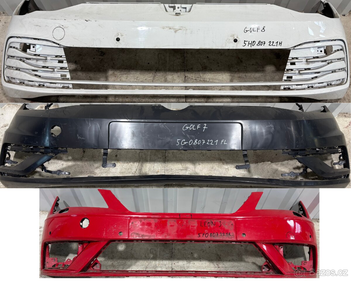 Výprodej - přední nárazník na VW, Seat, Audi - 6
